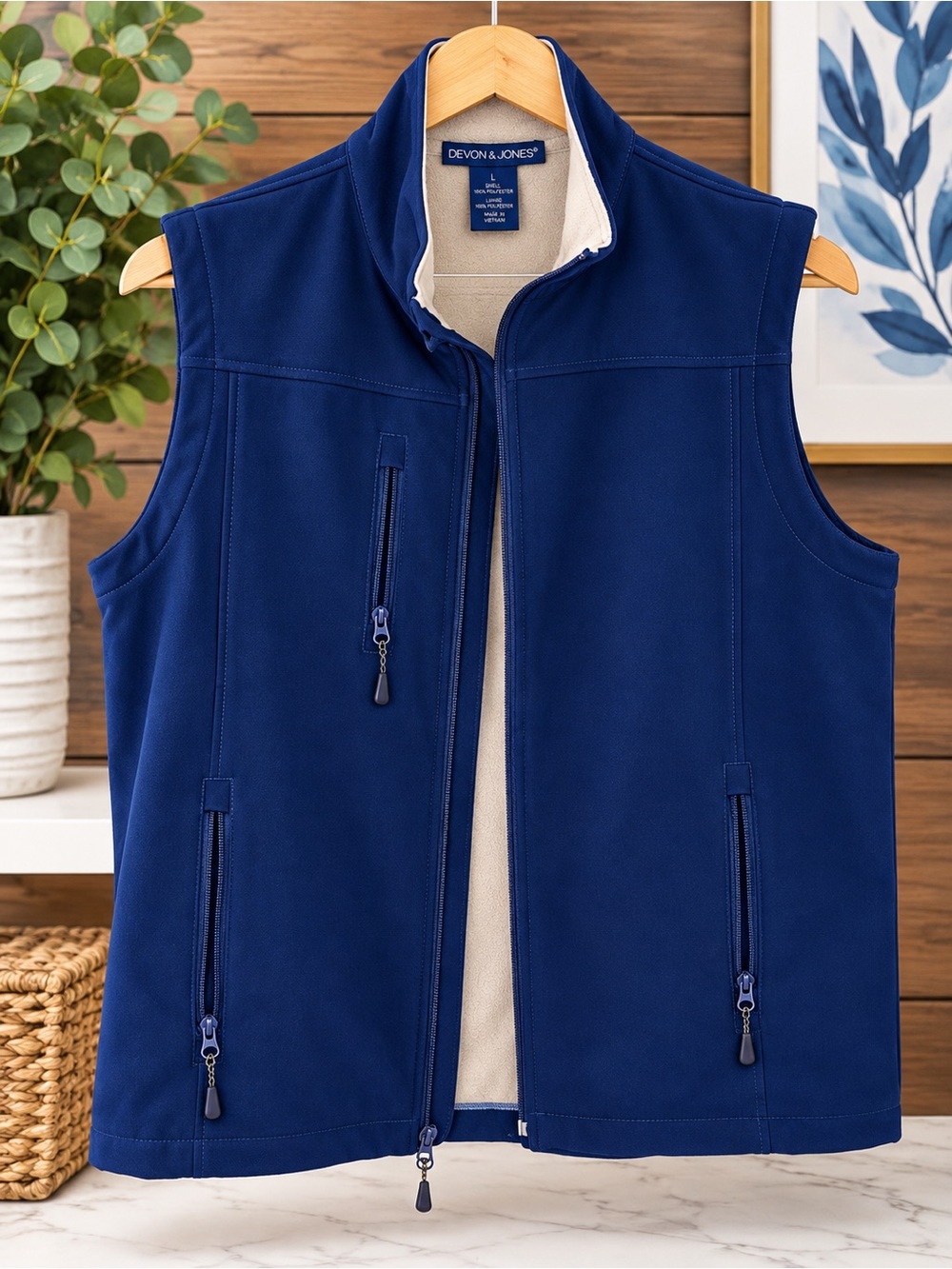 Navy Softshell Vest - Men’s